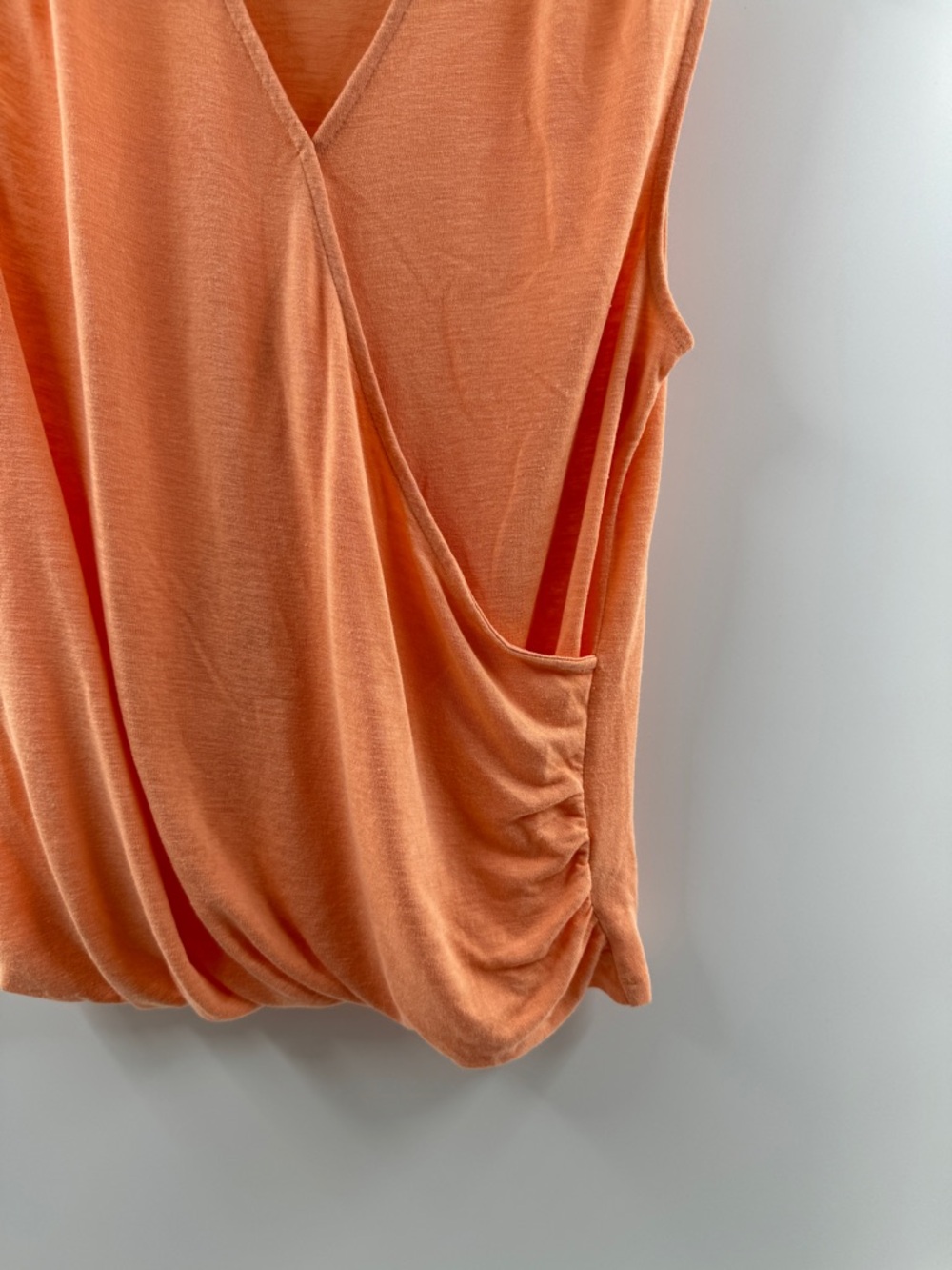 Athleta Peach Draped Tank Top – Women’s Small - Picture 3 of 9